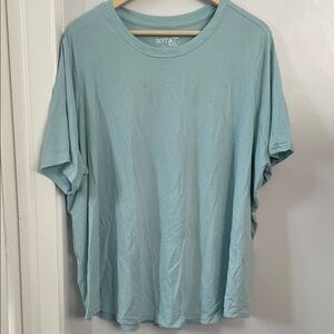 Terra & Sky Women’s Aqua Short Sleeve Tee size 3X